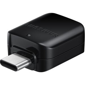 Originele Samsung OTG USB-A naar USB-C Adapter Zwart