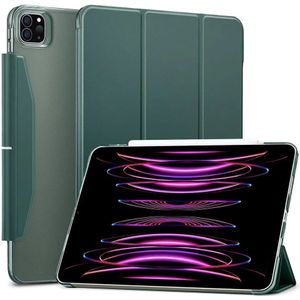 ESR Ascend Trifold Apple iPad Pro 13 (2024) Hoes Book Case met Sleep/Wake Groen