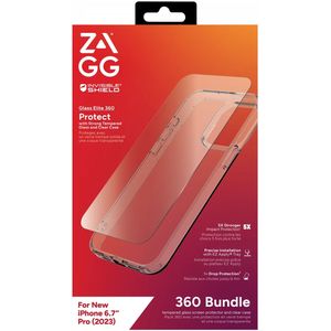 ZAGG InvisibleShield 360 Bundel iPhone 15 Pro Max Full Protection