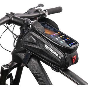 Waterdichte Fietstas Stuur Racefiets/Mountainbike met Smartphonehouder