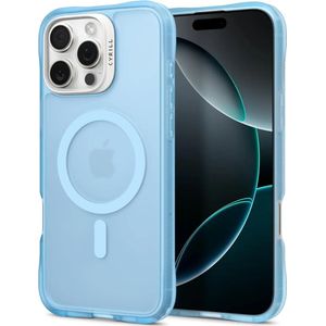 Spigen Cyrill Ultra Sheer Apple iPhone 16 Pro Max Hoesje met MagSafe Blauw