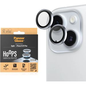 PanzerGlass Hoops Rings iPhone 15/15 Plus Camera Lens Protector Blauw