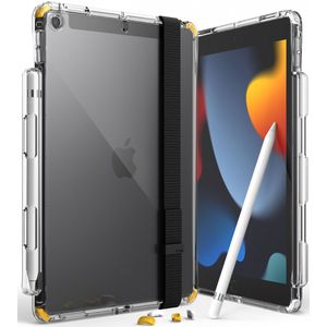 Ringke Fusion  Apple iPad 10.2 Hoes  Handstrap & Bumpers Wit/Geel