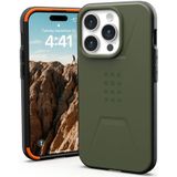 Urban Armor Gear Civilian Apple iPhone 15 Pro Hoesje met MagSafe Groen