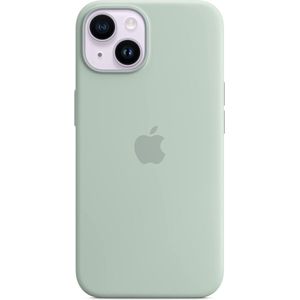 Origineel Apple iPhone 14 Hoesje MagSafe Silicone Case Groen