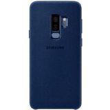 Samsung Galaxy S9 Plus Alcantara Cover Blauw