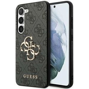 Guess Samsung Galaxy A55 Hoesje Hard Case 4G Big Metal Zwart