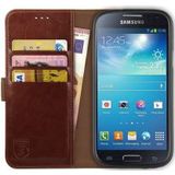 Rosso Element Samsung Galaxy S4 Mini Hoesje Book Cover Bruin