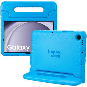 HappyCase Samsung Galaxy Tab A9 Kinder Tablethoes met Handvat Blauw