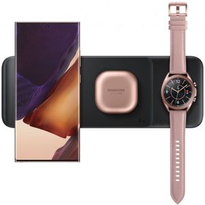 Originele Samsung 3-in-1 Draadloze Oplader Smartphone/Buds/Watch Zwart