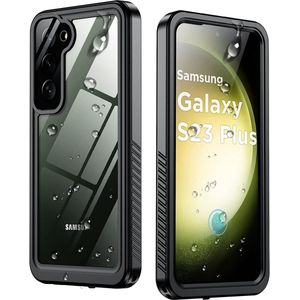 SBG Samsung Galaxy S23 Plus Waterdicht Hoesje Schokbestendig Zwart