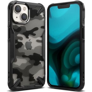 Ringke Fusion X Apple iPhone 14 Plus Hoesje Camo Zwart