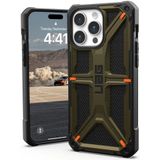 Urban Armor Gear Monarch Kevlar Apple iPhone 15 Pro Max Hoesje Groen