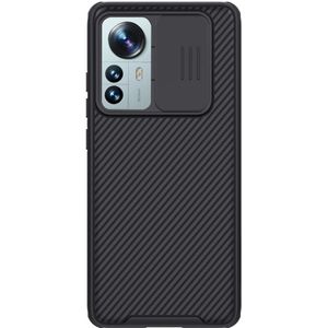 Nillkin CamShield Xiaomi 12 Pro Hoesje met Camera Slider Zwart