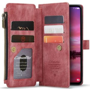 CaseMe C30 Samsung Galaxy S25 Hoesje Pasjeshouder Book Case Rood