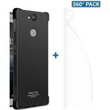 IMAK Sony Xperia XA2 Plus Hoesje TPU met Screenprotector Metaal Zwart