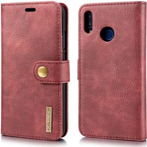 Huawei P20 Lite Leren Portemonnee Hoesje Rood