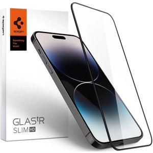 Spigen Glas t.R Slim iPhone 14 Pro Max Screen Protector Zwart