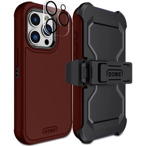 Whitestone Aegis Apple iPhone 15 Pro Hoesje Full Protect Cover Rood