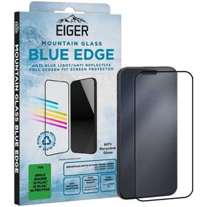 Eiger Mountain Blue Edge iPhone 16 Plus/15 Plus Screen Protector Anti-Blue Light