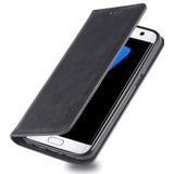 Samsung Galaxy S7 Edge Retro Portemonnee Hoesje Zwart