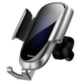 Baseus Future Gravity Verstelbare Ventilatie Telefoonhouder Zilver