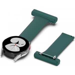 Universeel Smartwatch 20MM Verpleegkundige Band Voor Dames - Siliconen - Groen