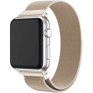 Apple Watch Band - 1-9/SE/Ultra 49MM/45MM/44MM/42MM - Magneet Milanese - Beige