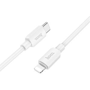 Hoco X96 20W Fast Charge PD USB-C naar Lightning Laadkabel 1M Wit