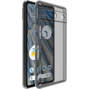 IMAK UX-5 Series Google Pixel 7a Hoesje Flexibel TPU Transparant Zwart