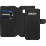 Minim 2-in-1 Samsung Galaxy S10 Hoesje Book Case en Back Cover Zwart