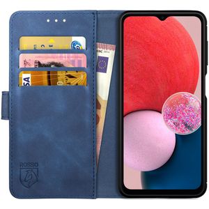 Rosso Element Samsung Galaxy A13 4G Hoesje Book Cover Blauw