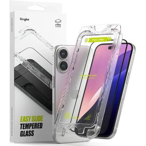 Ringke Easy Slide Apple iPhone 16 Plus / 15 Plus Screen Protector met Jig 2-Pack
