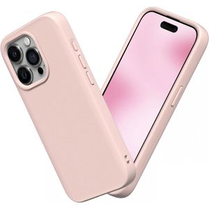RhinoShield SolidSuit iPhone 15 Pro Hoesje Back Cover Blush Pink
