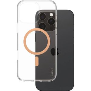 PanzerGlass CARE Urban Combat iPhone 16 Pro Max Hoesje Transparant Peach