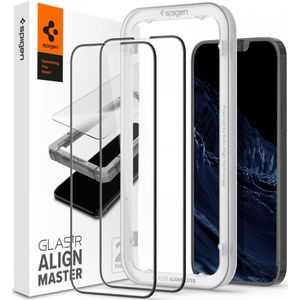 Spigen AlignMaster iPhone 13 Pro Max Screen Protector Tempered Glass 2-Pack