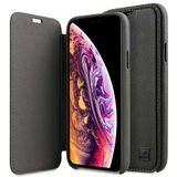 Melkco Origin Apple iPhone XS Book Case Echt Leer Groen