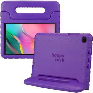 HappyCase Samsung Tab A 10.1 2019 Kinder Tablethoes met Handvat Paars