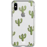 HappyCase Apple iPhone XS Flexibel TPU Hoesje Cactus Print