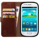 Rosso Element Samsung Galaxy S3 Mini Hoesje Book Cover Bruin