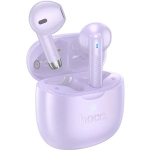 Hoco - EW201 - Draadloze Bluetooth Oordoppen - Paars - Comfortabel Materiaal