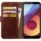 Rosso Element LG Q6 Hoesje Book Cover Bruin