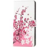 Huawei Mate 20 Lite Portemonnee Hoesje Print Bloesem