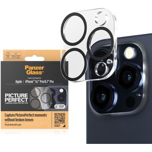 PanzerGlass PicturePerfect Apple iPhone 15 Pro/15 Pro Max Camera Protector Glas