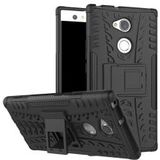 Sony Xperia XA2 Ultra Robuust Hybride Hoesje Zwart