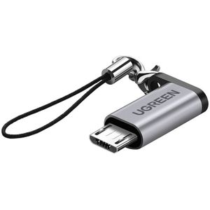 UGREEN USB-C naar Micro-USB Adapter On The Go Converter Grijs