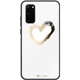 Samsung Galaxy S20 Plus Hoesje Printing Glass White/For Love