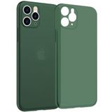 NXE Apple iPhone 11 Pro Hoesje Ultra Dun Hard Case Hoesje Groen