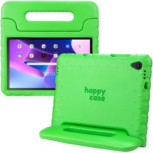 HappyCase Lenovo Tab M10 Plus/FHD Plus Kinderhoes met Handvat Groen