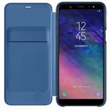 Samsung Galaxy A6 Plus Wallet Cover Blauw